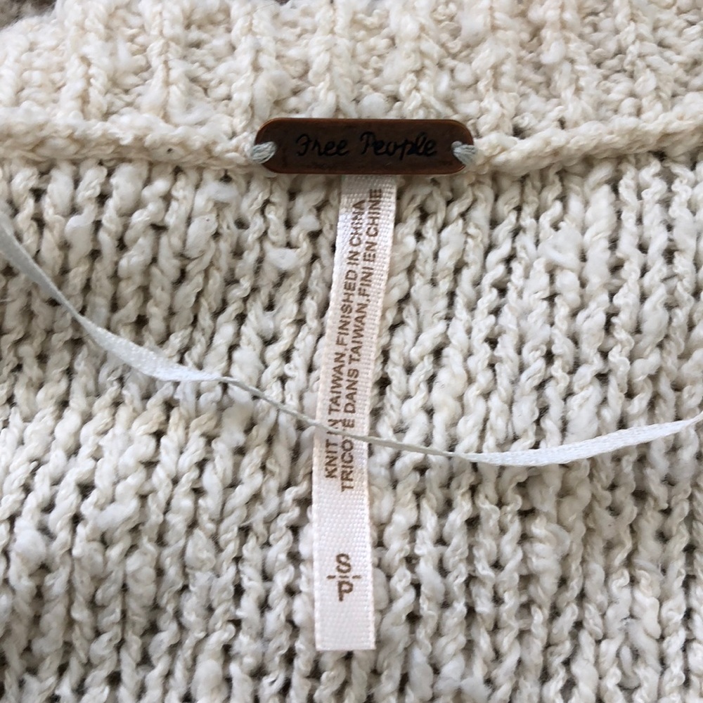 📦 🚚 EVERYTHING MUST GO! Free People Cream Sweater | S - Picture 4 of 6